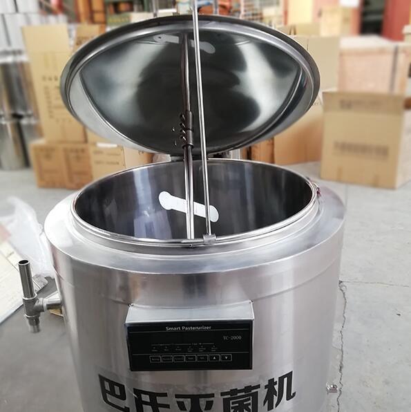 SS304 Milk Small Tunnel Pasteurizer Batch Pasteurizer Machine