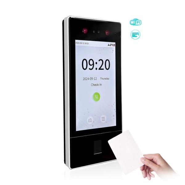 Посещаемость времени распознавания лиц управления доступом водоустойчивая с внутренней камерой двери