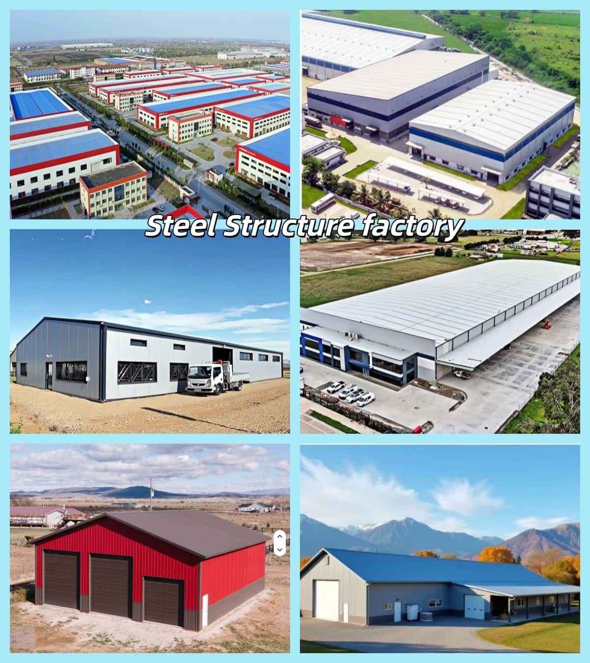 Large Span Prefabricated Steel Structure Workshop Industrial Production Plant Construction