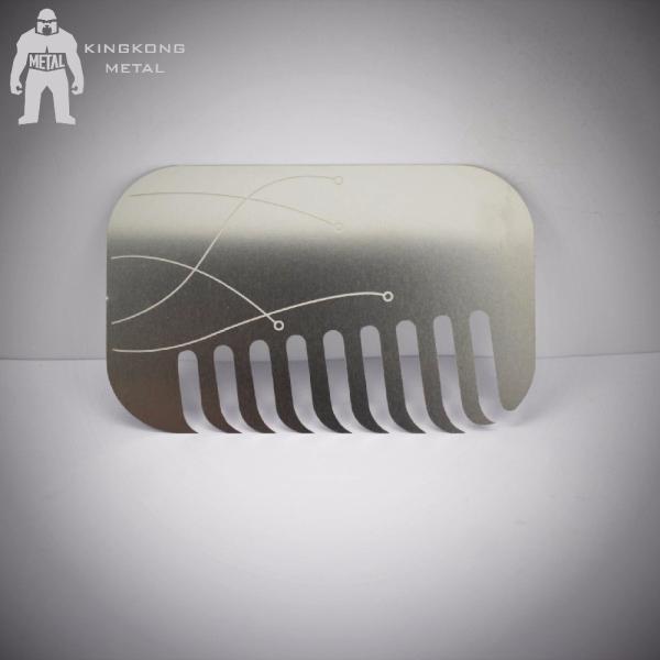 Etched Original Stainless Steel Metal VIP Passes Cards With Cut Out Shape