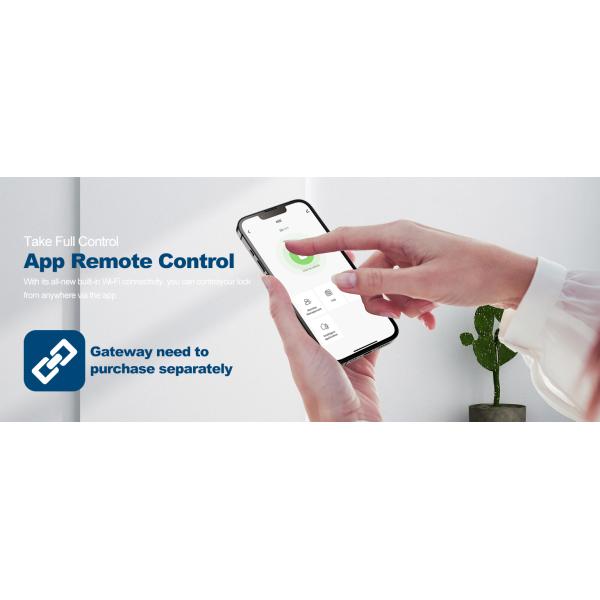 ODM App Control Outdoor Biometric Smart Fingerprint Door Lock With Keypad