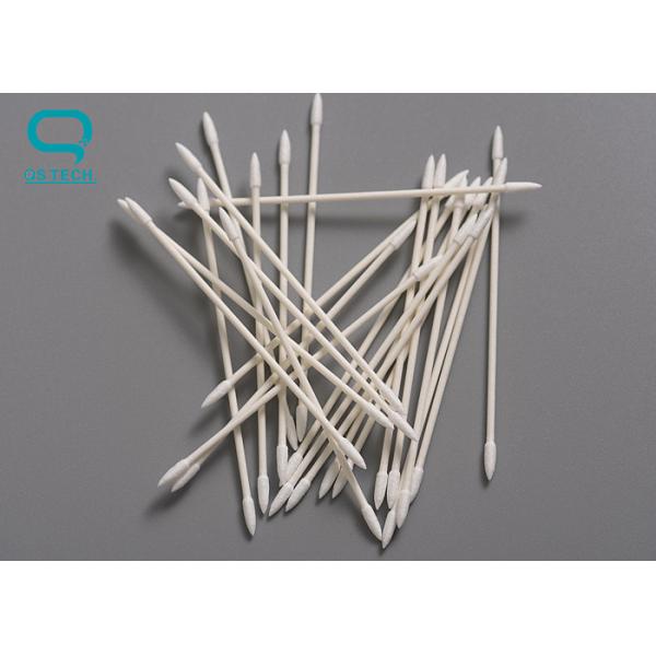 Double Head Industrial Long Stick Cotton Swabs Cleanroom Wooden Cotton Swab