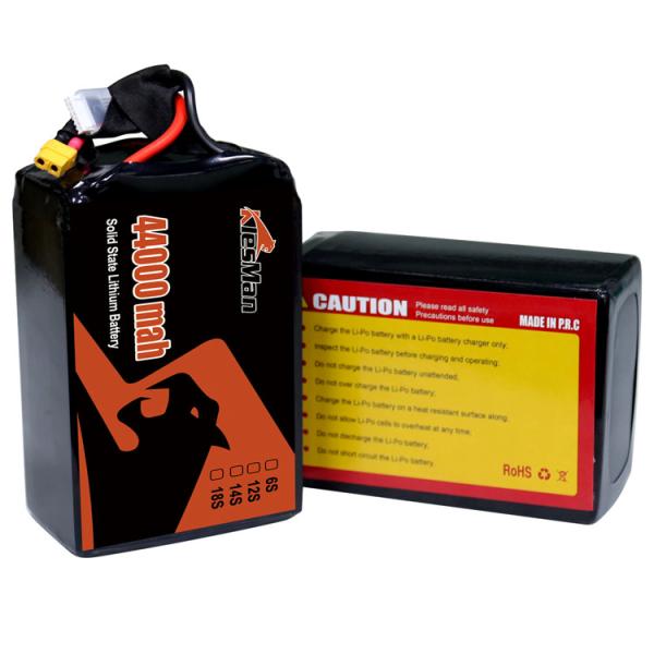 6S 10C 25C 22.2V 10000mAh 12000mAh 16000mAh 22000mAh 30000mAh Bateria Lipo Bateria inteligente Drone
