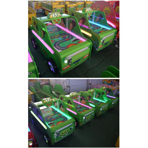 Indoor Commercial Arcade Gaming Machines Taxi Style Coin Operated Air Hockey Table