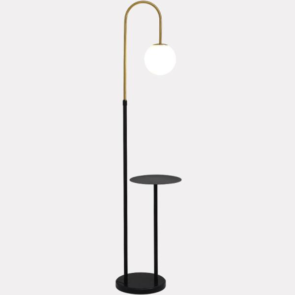 wireless charging marble wooden matel coffee table floor lamp bedside standing lighting glass shade USB bedside floor li