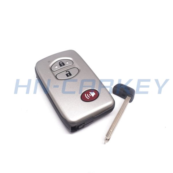 2008-2012 Toyota / 3-Button Silver Smart Key SHELL / HYQ14AAB (AFTERMARKET) Land Cruiser