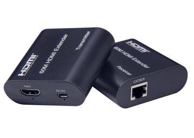 Full HD Signal Distribution 60m HDMI Extender Over CAT5 / CAT6 EDID 1080P / 720P