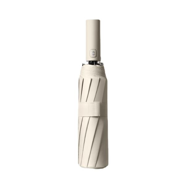Automatic Folding Sun Umbrella with Dual Purpose Sunshade and Rain Protection Function
