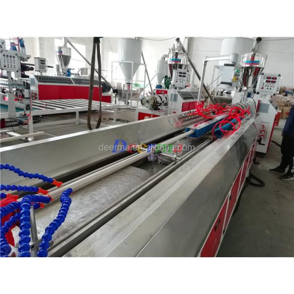 Twin Screw PVC Cable Trunk Making Machine for Speed Production