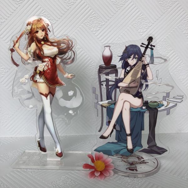 Holographic Anime Acrylic Standee Cartoon Cut Out Standee For Home