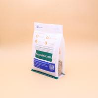 Plastic Food Bags Recyclable Eight Sided Flat Bottom Bag Recycled Plastic Zipper Pouch