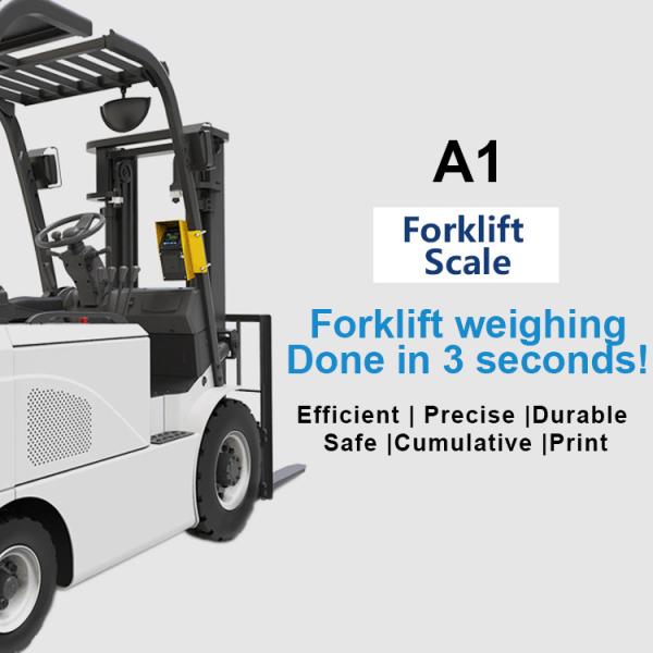 A1 Digital Forklift Scales - 2500kg Load Capacity, CE Certified