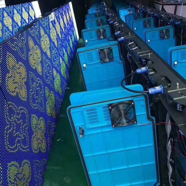 Court Outdoor Mobile Truck LED Display P6.67 P8 P10 960x960mm LED Fence Screen