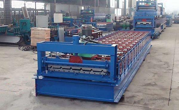 Zinc Corrugated Iron Roofing Panel Cold Roll Forming Machines , Metal Rolling Equipment