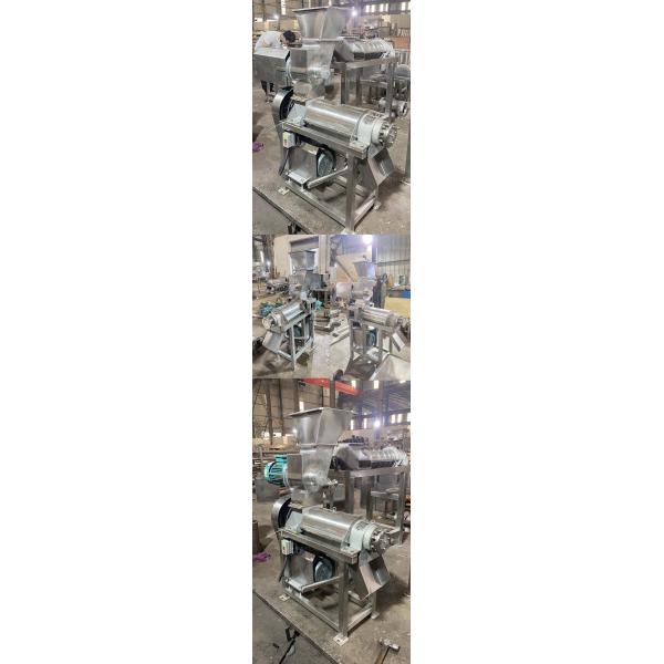 380V Fruit Stainless Steel Juice Extraction Machine / Industrial Cold Press Juicer