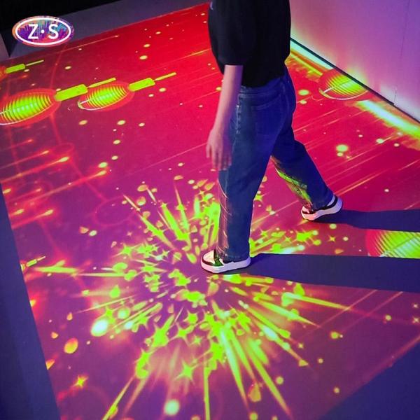 Juego de piso portátil multijugador todo en uno fácil de instalar para museos