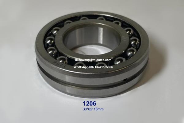 1206 rolamentos para automóveis com fenda de óleo 30*62*16 mm