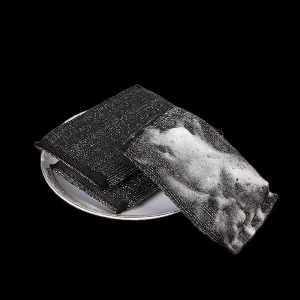Sponges de nettoyage en laine d'acier Nettoyer profondément les ustensiles de cuisine Éliminer la rouille Les taches tenaces Lave-vaisselle Sécurisé