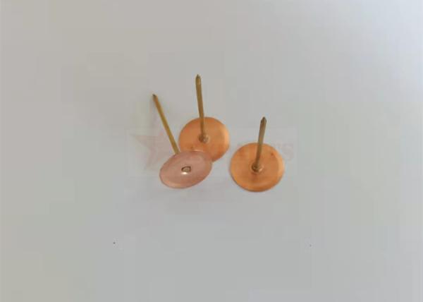 Pinos de cobre baixos da solda do CD de Umbralla da resistência de corrosão para o telhado do cimento do reparo