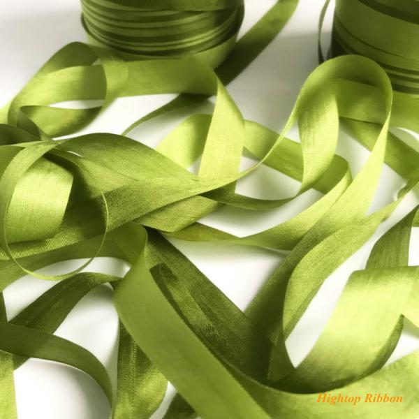 100% real pure silk woven double face taffeta satin silk ribbons for embroidery and handcraft project,gift packing