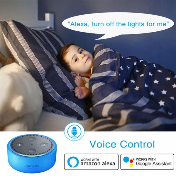 US Standard Push Button Wifi Wall Smart Light Switch 1/2/3 Gang App Remote Voice Control Intelligent Wireless For Google