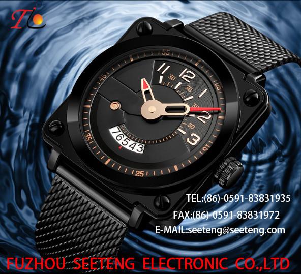 WHOLESALE ALLOY STRAP AND  ALLOY CASE QUARTZ WATCHES  ROUND DIAL FASHION WATCH