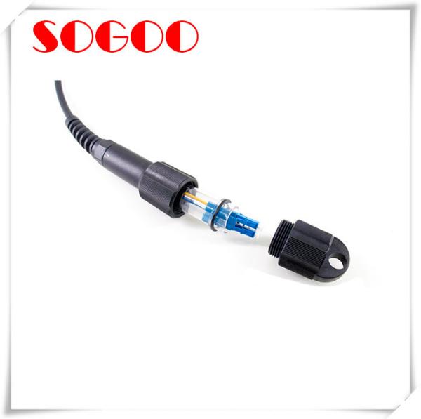 PDLC Outdoor Tactical Armored Fibre Optic Cable CPRI FC / SC FTTA Waterproof