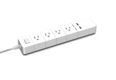 Type - C American Smart Identification Desk Mount Power Strip 50/60HZ 1875W