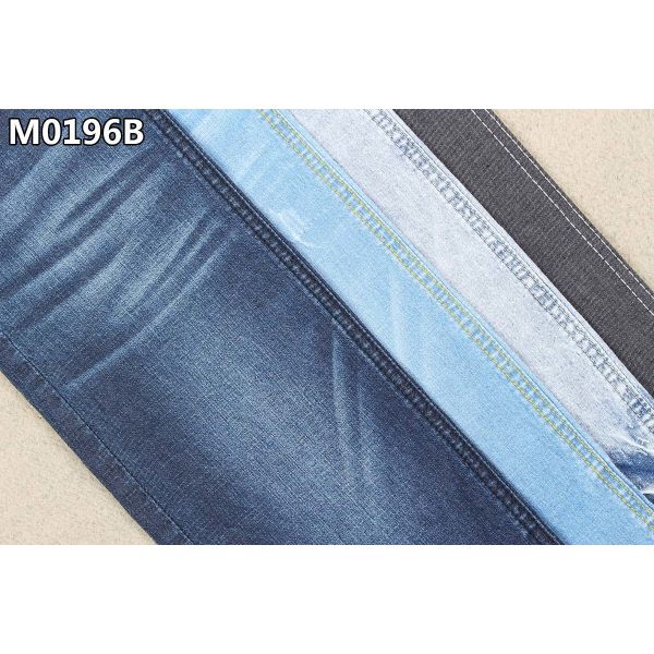 6.5oz Cotton Spandex Lyocell Denim Fabric for Shirt Warp Slub