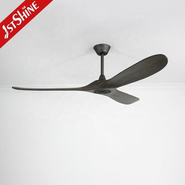 60-inch Solid Wood Blades Smart Adjustable Wind Speed Ceiling Fan for Customized Needs