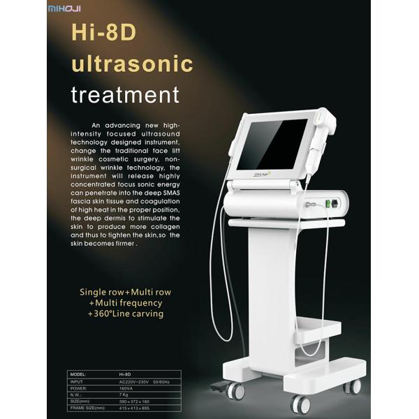 High Precision 12D Hifu Skin Tightening Machine For Facial And Body Beauty