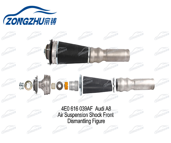 A8 Audi Allroad Air Suspension Repair Parts Bottom Base Aluminum 12 Months Warranty