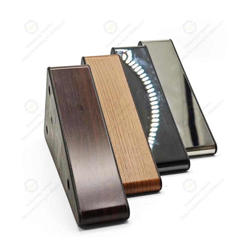 Light Luxury High Quality Wood Grain Plastic Furniture Coffee Table Sofa Cabinet Feet Belong to Furniture Accessories