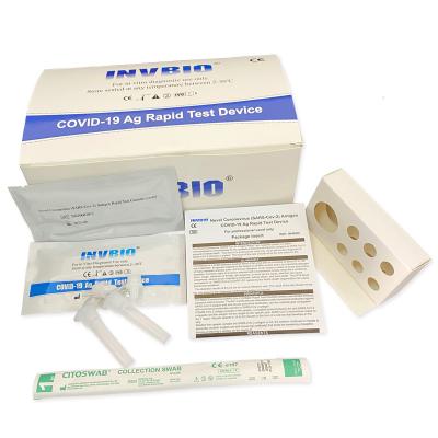 CE rápido de Kit Nasopharyngeal Swab Kit do teste de Covid 19 nasais da casa da sensibilidade do jogo 95,6% do teste do cotonete do antígeno da casa