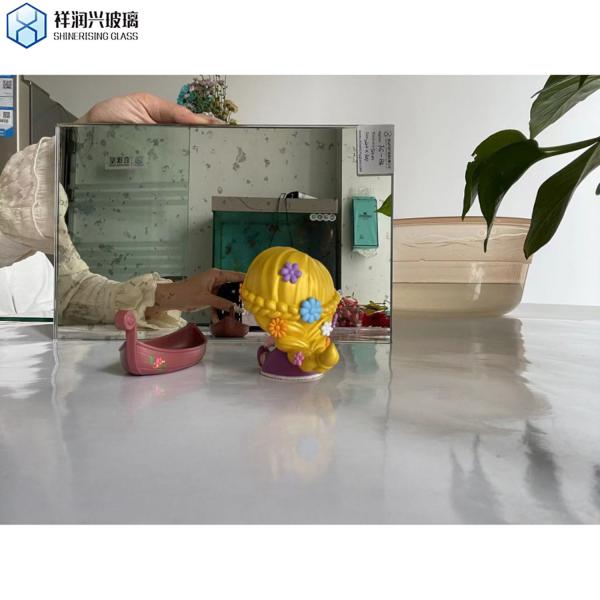 Frameless 4-6mm Antique Mirror Decorative Art Glass for Household Beautification