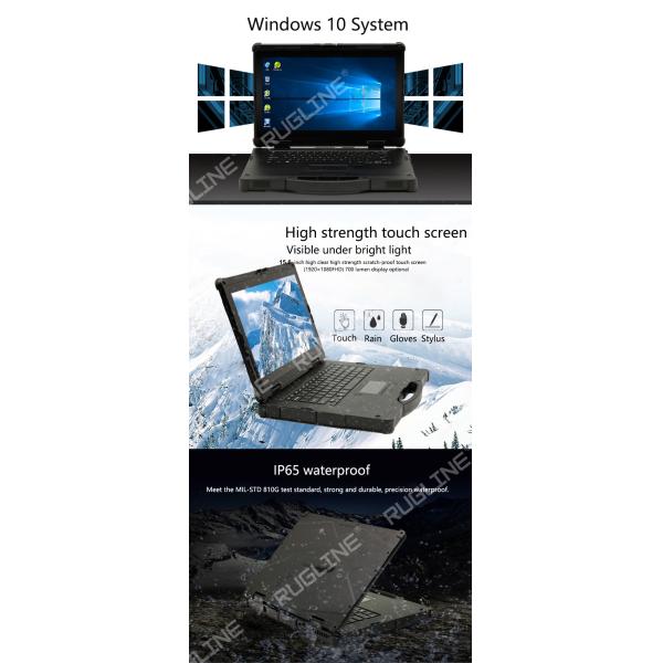 Промышленный изрезанный ноутбук BT4.2