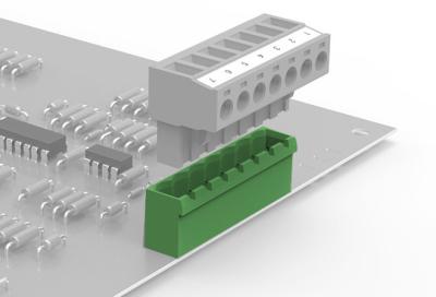 pitch:5.08mm / 0.2 in Plug-in Terminal Block socket end closed Pins:2P-24P
