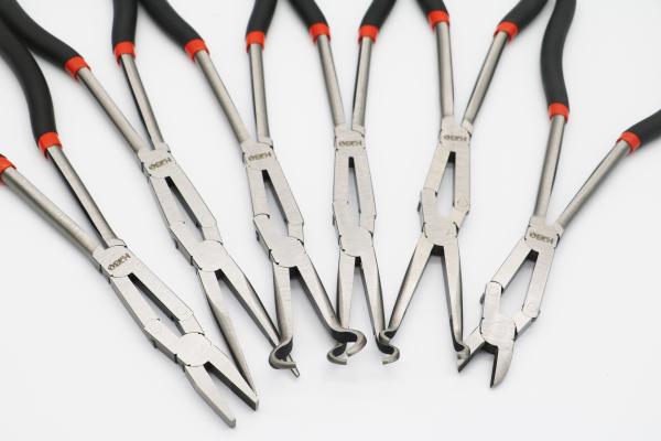 280mm 11 13 Long Reach Pliers Double X Joint 8mm Hose Tube Clip  Cable Holding