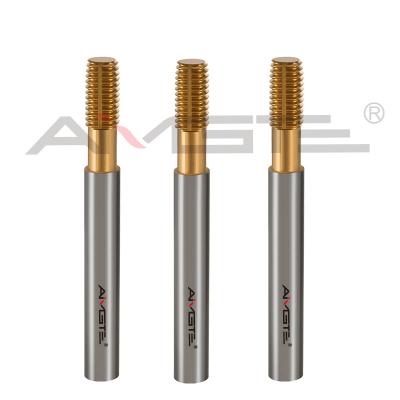 Customized Solid Carbide Taps 0.6μm Straight Flute Taps H6 With TiN Coating