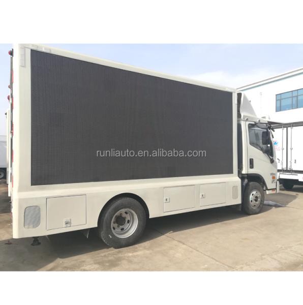 With Stage Mobile P10 Led Advertising Car Billboard Truck for Sale