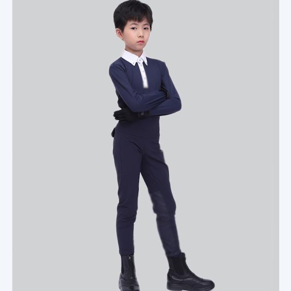 Customized Knee Patch Riding Breeches Silicone Grip Childrens Horse Riding Leggings