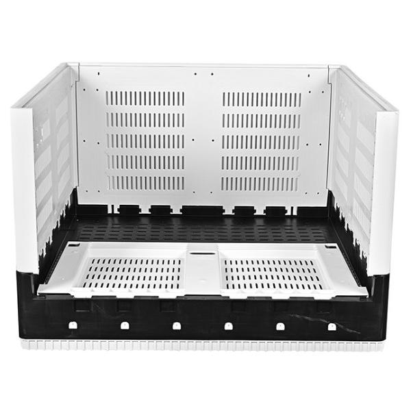 Single Faced HDPE Foldable Plastic Container Bin for Warehouse Storage in Australia