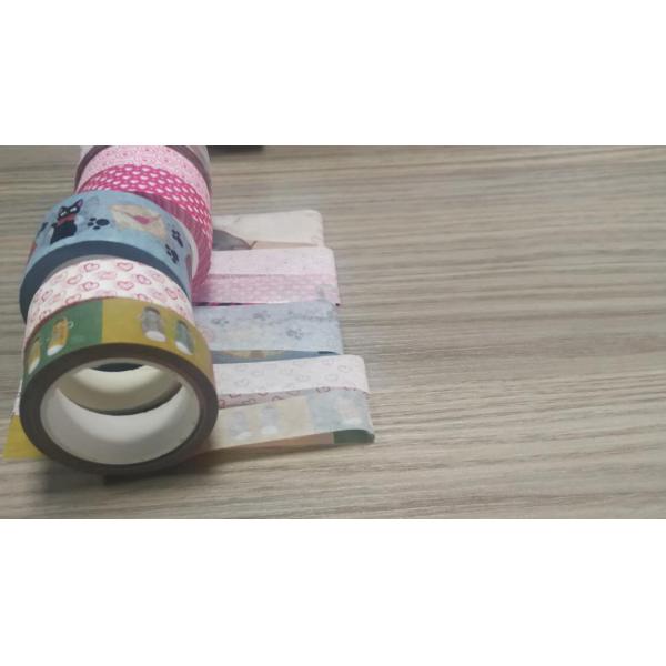 стикеры журнала 15mm маскируя ленту Washi с логотипом для поставок оформления & ремесла DIY