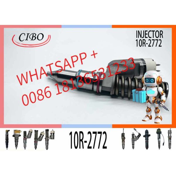 Fuel Injector 10R-2772 T430594 253-0618 for Mechanical Excavator Engine Parts C18 C15 10R2772 2530618