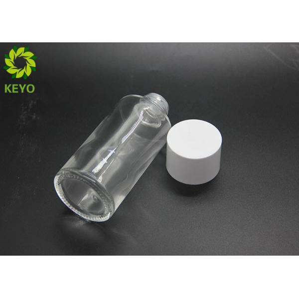 100ml Flat Shoulder Body Oil Glass Bottle With Screw Cap