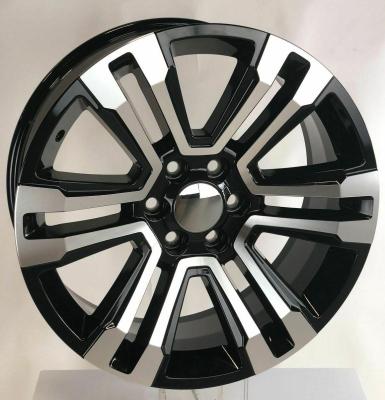 5822 24 GMC Replica Rims Black Wheels Fit Tahoe Silverado Sierra Yukon Escalade