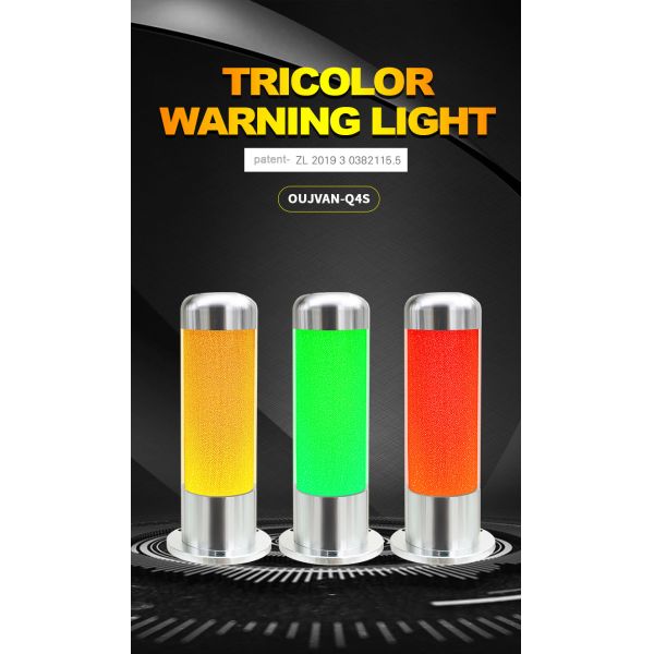 Luz de torre LED de baliza para máquina herramienta CNC, tres colores, PMMA, 70000 horas de vida útil