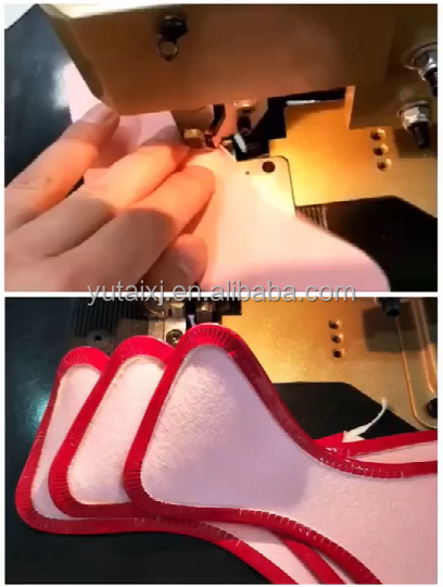 Shoe Must-Have Automatic Hot-Cement PU Leather Shoe Edge Folding Machines with Bend Automatic Notch