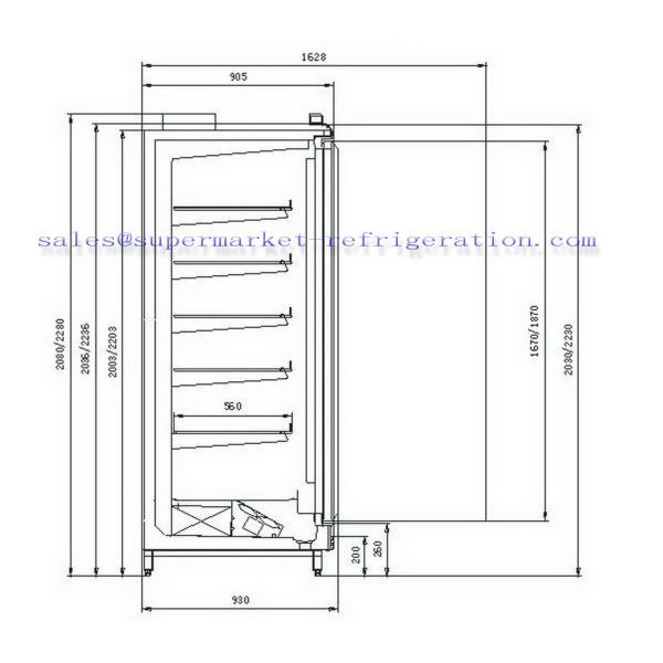 Commercial Freezer With Glass Door - E6 ATLANTA