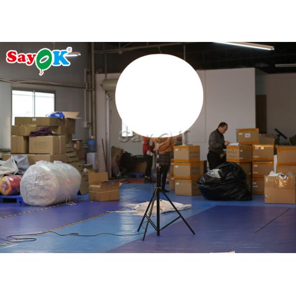 Привлекательный держатель воздушного шара рекламы треноги освещения ткани 1.2м Оксфорда раздувной